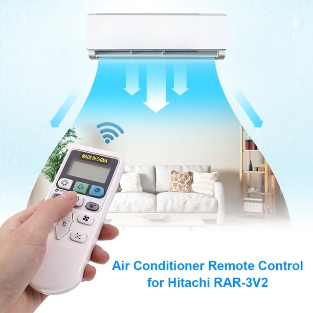 Kuymtek Mando a distancia para aire acondicionado de repuesto Hitachi RAR-3V2 RAR-2P2 RAR-3U1