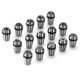 thumbnail image 1 of Juego de 15 pinzas de resorte de precisión ER11 para mandril de torno CNC para grabado y fresado de 1,0 a 7,0 mm y de 1/4" y 1/8"., 1 of 4