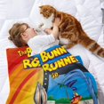 thumbnail image 2 of The Bugs BunnyRoad Runner Show-Anti-Pilling Flannel Blanket Soft Lightweight Plush Fuzzy Cozy Luxury Blanket for Home and Kitchen Use – Perfect for Kids and Adults 32"*48"(80cm*120cm), 2 of 6