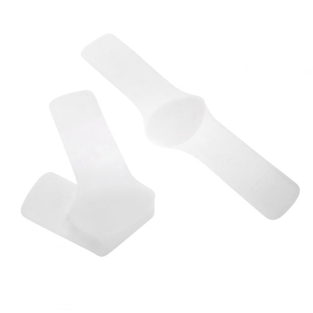Plantillas de soporte de arco, 1 par/conjunto de pies de silicona ortótica piezas de pie plantilla del soporte del arco de amortiguador almohadillas para pie plano, fascítico plantar(blanco) EOTVIA No