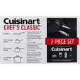 thumbnail image 5 of CUISINART 66-7 Ensemble de Batterie de Cuisine Classique Antiadhésive à Anodisation Dure de Chef, 7 Pcs, Noir, 5 of 5