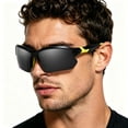 thumbnail image 4 of HEVRJEWJD Cycling Sports Glasses For Running Driving Outdoor Sun Shield High-Performance Eyewear For All Ages And Versatile Frame Design D One Size, 4 of 9