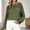 Army Green, variant on Women's Fall Chunky Knit Sweater Oversized Crewneck Long Sleeve Winter Cotton Pullover Sweaters Jumper Tops Women Soft Lightweight Loose Fit Solid Shirts Daily Travel Outfits, Coffee M