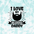 thumbnail image 4 of Inktastic I Love My Bearded Daddy with Beard Silhouette Boys or Girls Baby Bodysuit, 4 of 5