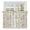 Muted Red, Dusty Lilac, Olive, Warm Cream, Khaki, variant on Spring Flowers Kitchen Curtains 63 Inch Length, Rustic Retro Botanical Floral Leaves Birds Tiers Curtains for Living Room Berdoom Bathroom, Light Filtering Drapes Window Treatment 2 Panels 42"Wx63"L