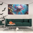 thumbnail image 2 of Zufioo Cute Underwater Axolotl Print Holiday Banners, Party Banners, Hanging Flags, Bar Shopping Mall Garden Wall Decorations, Holiday Decoration Supplies-Small, 2 of 8