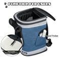 thumbnail image 7 of JESPET & GOOPAWS: Pet Soft Backpack Carrier - Blue Grey - 13", Small Dogs & Cats, Portable-Traveling-Hiking-Walking, Outdoor, Mesh Window, Ventilated, 7 of 7