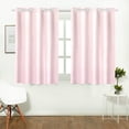 thumbnail image 2 of MKHERT Pink Window Curtain Kitchen Curtain 26x39 inch,Two Piece, 2 of 3