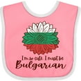 thumbnail image 3 of Inktastic I'm So Cute, I Must Be Bulgarian Sunflower Boys or Girls Baby Bib, 3 of 4