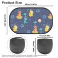 thumbnail image 7 of Yuyamidu Dinosaur Car Window Shades Planet Car Sun Shades 2 PCS Adorable Side Window Automotive Sunshades for Baby Blue Car Back Window Sunshades, 7 of 7