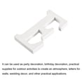 thumbnail image 3 of Unique Bargains White Wood Letters 3 Inch, Wood Letters for DIY Party Projects (E), 3 of 5