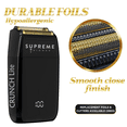 thumbnail image 3 of Supreme Trimmer Crunch Lite STF600 – Professional Double Foil Shaver for Men | Cordless & Corded, 60 Min Runtime, Hidden LED Display | Barber Face & Head Finishing Razor, 3 of 10