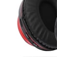 thumbnail image 3 of Bluetooth Headset with RGB Light Deep Bass Noise Reduction Comfortable Waterproof Foldable Wireless Gaming Headset Black Red, 3 of 4