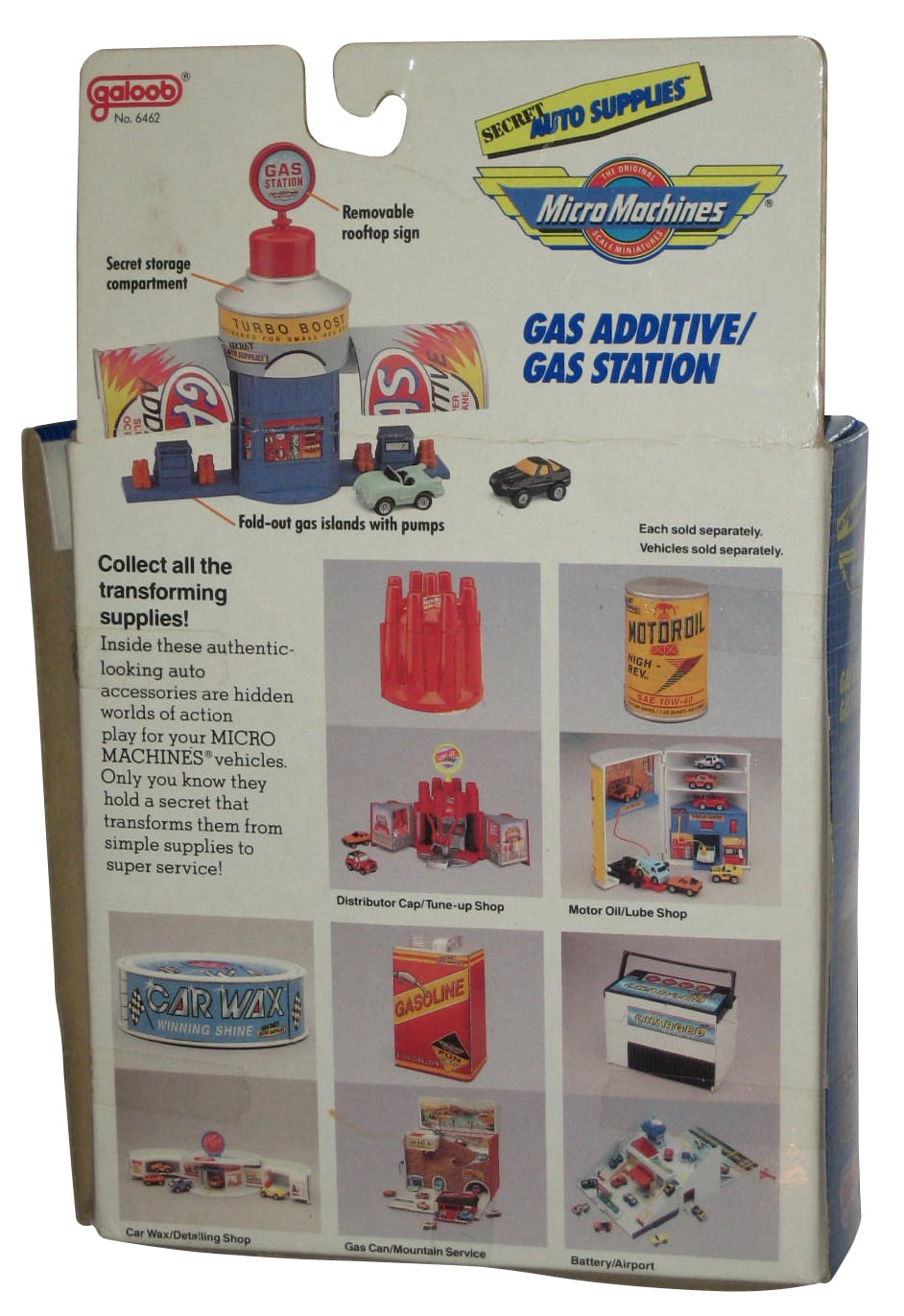 MICRO MACHINES GAS ADDITIVE GAS STATION GIG GALOOB 
