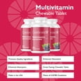 thumbnail image 2 of Celebrate Vitamins Bariatric Multivitamin Iron Free Chewables, Grape, 180 ct, 2 of 5