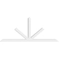 thumbnail image 2 of 96"W x 40"H x 4"D x 4"F, 10/12 Pitch, Saratoga Architectural Grade PVC Gable Bracket, 2 of 8