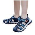 thumbnail image 3 of Tkrady Boys Sandals Summer New Casual Soft Sole Fashion Cute Colorful Closed Toe Sandals, Sizes 4-14 Years, 3 of 7