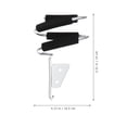 thumbnail image 2 of unbranded 3Ud Racks Colgantes Negros Para De Y Herramientas De Estilismo En Casa, 2 of 7