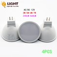 thumbnail image 2 of Foco LED MR16 GU5.3 de baja presión, lámpara de luz LED de día blanco cálido, 4 piezas, AC/DC 12V, 3W, 5W, 6W, 7W, ángulo de luz de 120 grados, 2 of 4