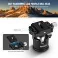 thumbnail image 6 of Neewer TP-AAM521 20" Mini Tripod - 360° Ball Head, 11lb Load, w/Quick Shoe Plate, for DSLR/Camcorder, 6 of 9