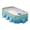 Ice Blue, variant on LHUAI Foldable Non-Inflatable Family Outdoor Swimming Pool, Rectangular Above Ground Pools For Backyard, Navy Blue, 89" x 54" x 20"