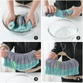 thumbnail image 5 of Winter Toilet Seat Cushion 17.3x14.2in - Thick Knitted Bathroom Cover Non-Slip Ring Warm Comfort for Cold Weather Home Essential(Green), 5 of 9