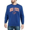 thumbnail image 3 of Men's Colosseum Royal Boise State Broncos Arch & Logo Crew Neck Sweatshirt, 3 of 4