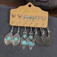thumbnail image 4 of Sonducket Pendientes de borla bohemios para niñas, 12 Uds., Retro, exagerada personalidad, alambre de oreja largo, gancho informal, accesorios Ropa, zapatos y accesorios Miscelánea seiscientos ochenta, 4 of 6