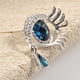 thumbnail image 5 of Broches Larga Eyelash Broche Pin Eye Broche Pin Tear of Angel Rhinestone Broche Pin para Damas Artesanía Ropa Ramo de flores Plata AweSitey AP004741-02, 5 of 7