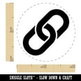 thumbnail image 2 of Chain Link Icon Self-Inking Rubber Stamp Ink Stamper - Black Ink - Mini 1/2 Inch, 2 of 7
