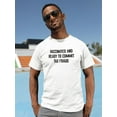 thumbnail image 2 of Vaccinated And Ready T-Shirt Men -Smartprints Designs, Male 5X-Large, 2 of 4