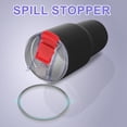 thumbnail image 5 of 2Pcs Tumbler Replacement Lids, 30oz Flip Spill Stopper Straw Cup Lid, Red, 5 of 6
