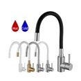 thumbnail image 2 of Stainless Steel Kitchen Faucet, Kitchen Sink Faucet Hot Cold Water Sink Mixer Tap, Colorful Hose Tap Crane ,Versatile Features, 2 of 7