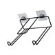 thumbnail image 2 of Yuarrent Perchas multifunción Organizador Estante Soporte de almacenamiento de ropa Apilador Montado en la pared Soporte de suspensión de Almacenamiento y organización del hogar Negro, 2 of 6