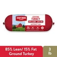 thumbnail image 2 of Shady Brook Farms® 85% Lean / 15% Fat Ground Turkey Roll, Family Pack, Fresh, 3 lbs., 2 of 9