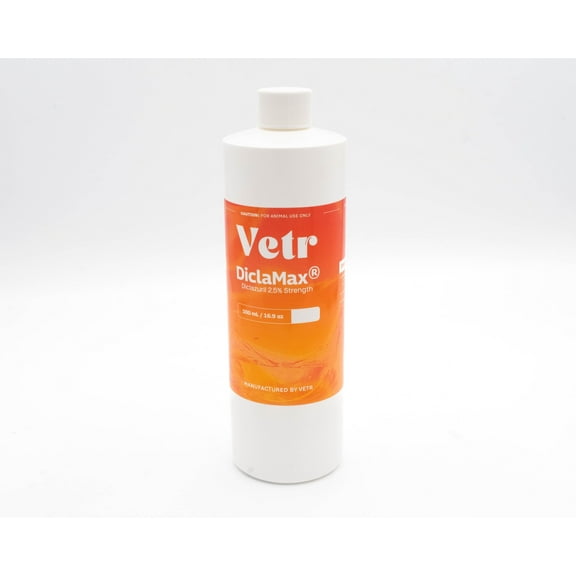 DiclaMax 2.50% Diclazuril for Horses, Dogs, Cats.  500 mL/16.9 Ounce for Non-Food Chain Animals