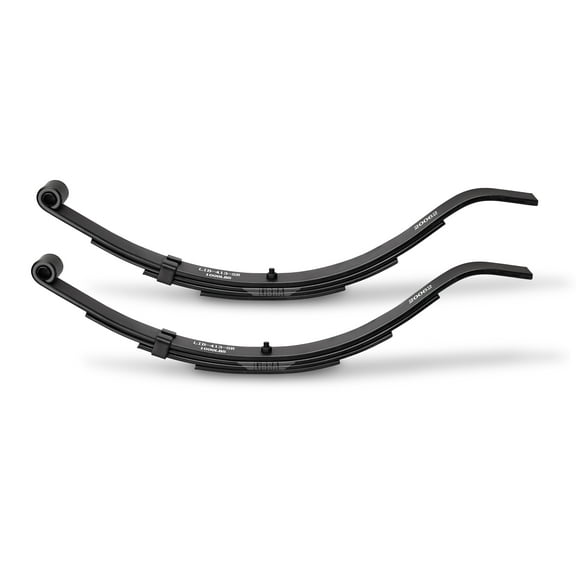 LIBRA Trailer Leaf Spring 4 Leaf Slipper 1000lbs Cap for 2000lbs Axle, Set 2