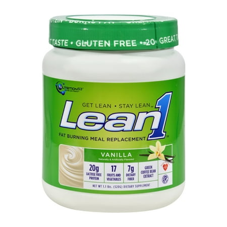 Nutrition 53 Lean1 Performance Shake Vanilla, 1.1 Lbs, 2 Pack