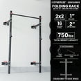 thumbnail image 2 of Synergee 2200 Series 750lb Capacity Foldable Wall-Mounted Exercise Power Cage, 2 of 7