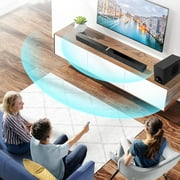 Cowin Sound Bar for Smart TV, 120W Sound Bar with Subwoofer, 2 in 1 Separable Bluetooth 5.0 Soundbar and Deep Bass