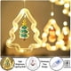 thumbnail image 4 of BLOOMWIN Christmas Window Lights, 3m Christmas Curtain Lights USB Xmas Tree Fairy Lights Novelty Window Winter Decorations for Bedroom Indoor Home, Wa, 4 of 5
