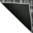 thumbnail image 3 of Addison Rugs Chantille Indoor/Outdoor Transitional Plaid Black Washable Rectangle Rug, 9' x 12', 3 of 6