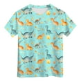 thumbnail image 5 of Hessimy Youth Boys Kids T Shirts Quick Dry Short Sleeve Moisture Wicking Tee Shirts Athletic Tops,Athletic Tee(Mint Green,10-11 Years), 5 of 5