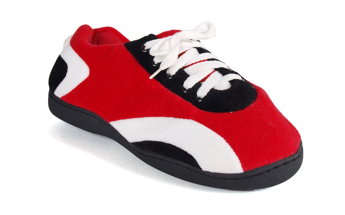 Happy Feet Happy Feet Red, Black and White All Around Slippers