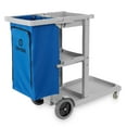 thumbnail image 4 of Dryser Commercial Janitorial Cleaning Cart & Mop Bucket with Side Press Wringer, 26 Qt. Blue, 4 of 7