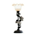 thumbnail image 6 of USB Home Flower Lamp, Modern Pretty Flower Lamp for Home, Bedside Old Fashioned Table Lamp Vintage Bedside Lamp 3 Color Patterns LED Reading Lamp Living Room Nightstand Lamp Office Bedroom, 6 of 7