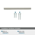 thumbnail image 5 of Amerock Bar Pulls 3-3/4 inch (96mm) Center-to-Center Satin Nickel Cabinet Pull - 10 Pack, 5 of 8