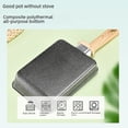 thumbnail image 3 of Square Non-Stick Iron Tamagoyaki Pan - Compact Green Breakfast Skillet for Eggs, Pancakes & More - Even Heating, Easy Clean, Durable Home Kitchen Cookware, 3 of 5