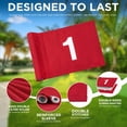 thumbnail image 4 of Banderín de golf KINGTOP 90 cm Bandera roja N° 5 Portátil, 4 of 9