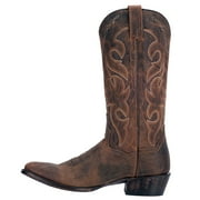 Dan Post Boots Mens Renegade Embroidered Round Toe Cowboy Mid Calf Boots